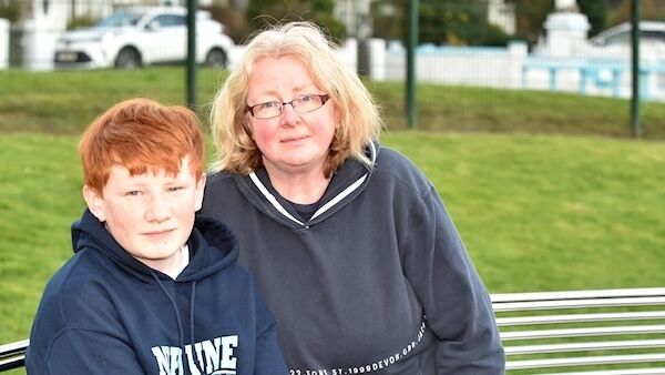 Trisha and Luke Bamber are looking for a place in an East Cork school: Luke goes to Saleen National School and is one of nine who have not been offered a place in a secondary school. Picture: Eddie O’Hare