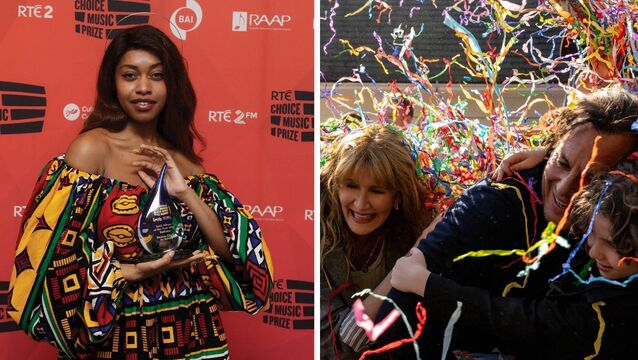 <p>Denise Chaila makes a rare appearance at All We Have Are Days festival in Limerick; and right, Laura Dern and Will Arnett star in 'Is This Thing On?'</p>