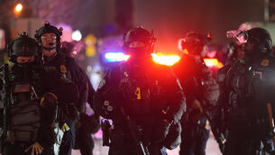 People have protested about Ice activities (Adam Gray/AP)