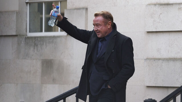 <p>Michael Flatley at Belfast High Court. Picture: Liam McBurney/PA Wire</p>