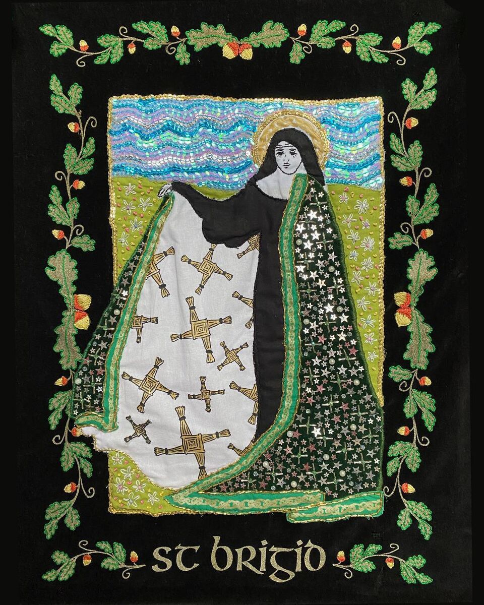 St Brigid tapestry