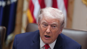 President Donald Trump said he has spoken to Vladimir Putin (Evan Vucci/AP)