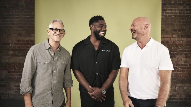 <p>The BBC will not pick up the tab for any of the work done by Micah Richards, centre, or Alan Shearer, right, related to The Rest Is Football podcast during the World Cup. Pic: Handout from Netflix/PA</p>