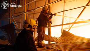 Russia is continuing to attack Ukrainian cities (Ukrainian Emergency Service via AP)