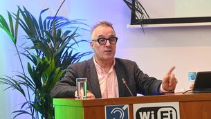 <p>University College Cork UCC Commerce Conference guest speaker David McRedmond, Chief Executive Officer, An Post at the podium at the Commerce conference on Thursday 29th January 2026. Picture: Larry Cummins</p> <p>University College Cork UCC Commerce Conference guest speaker David McRedmond, Chief Executive Officer, An Post at the podium at the Commerce conference on Thursday 29th January 2026. Picture: Larry Cummins</p>