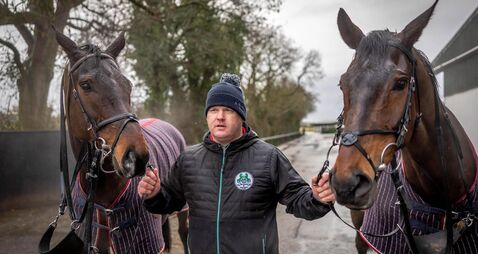 Gordon Elliott with Brighterdaysahead and Romeo Coolio 19/1/2025