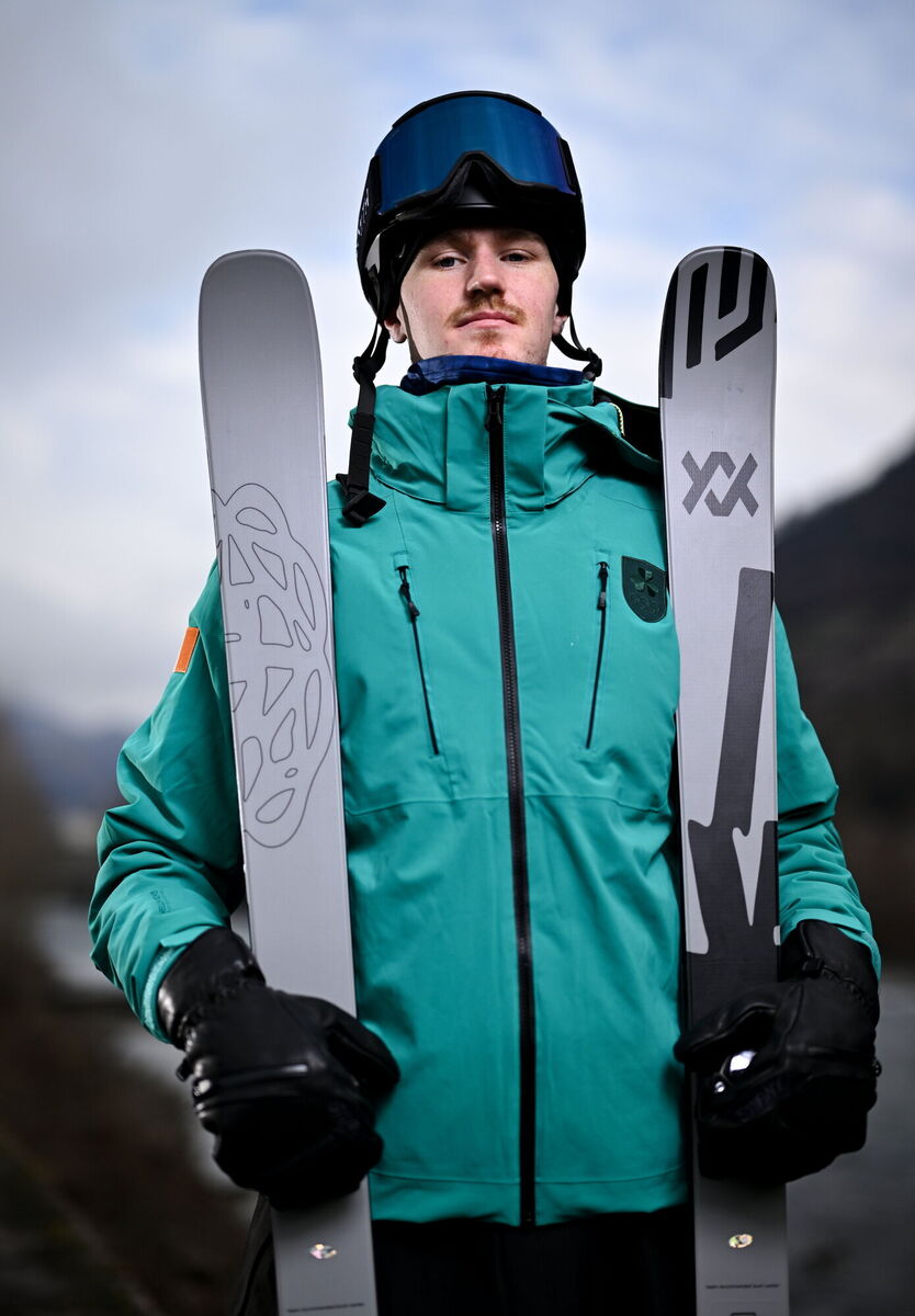 Team Ireland freestyle half-pipe skiier Ben Lynch during the Milano Cortina 2026 content capture day ahead of the Winter Olympic Games in Bolzano, Italy. Photo by David Fitzgerald/Sportsfile Team Ireland freestyle half-pipe skiier Ben Lynch during the Milano Cortina 2026 content capture day ahead of the Winter Olympic Games in Bolzano, Italy. Photo by David Fitzgerald/Sportsfile