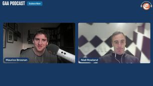 <p>Maurice Brosnan and Niall Rowland. </p>