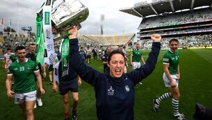 <p>Caroline Currid has been described as a "mother figure" by Limerick players. Pic: Stephen McCarthy/Sportsfile</p>