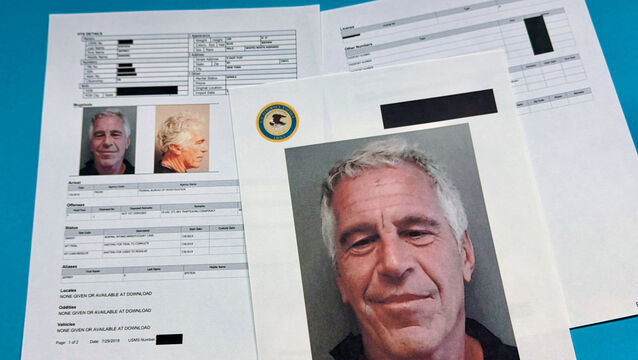 <p>Documents that were included in the U.S. Department of Justice release of the Jeffrey Epstein files are photographed Friday, Jan. 2, 2026. (AP Photo/Jon Elswick)</p>