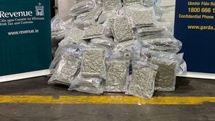 <p>The seized cannabis worth over €10m. Picture: Revenue</p>