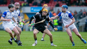 <p>Eoghan Doughan of St. Joseph's CBS, Nenagh in action against Colm Daly, Conor Hill and Sean McNamara of St. Flannan's. Pic: Natasha Barton</p> <p>Eoghan Doughan of St. Joseph's CBS, Nenagh in action against Colm Daly, Conor Hill and Sean McNamara of St. Flannan's. Pic: Natasha Barton</p>