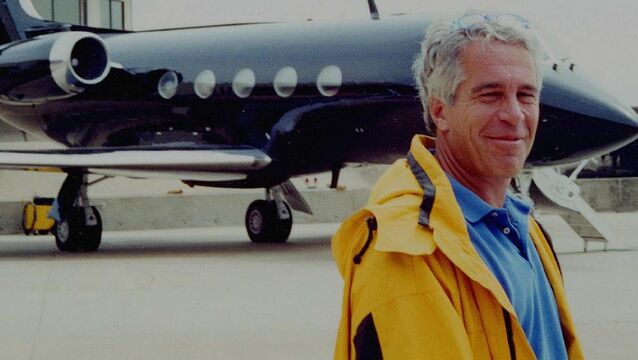 <p>Handout photo issued by US Department of Justice of Jeffrey Epstein standing in front of his second private plane. File Picture</p>