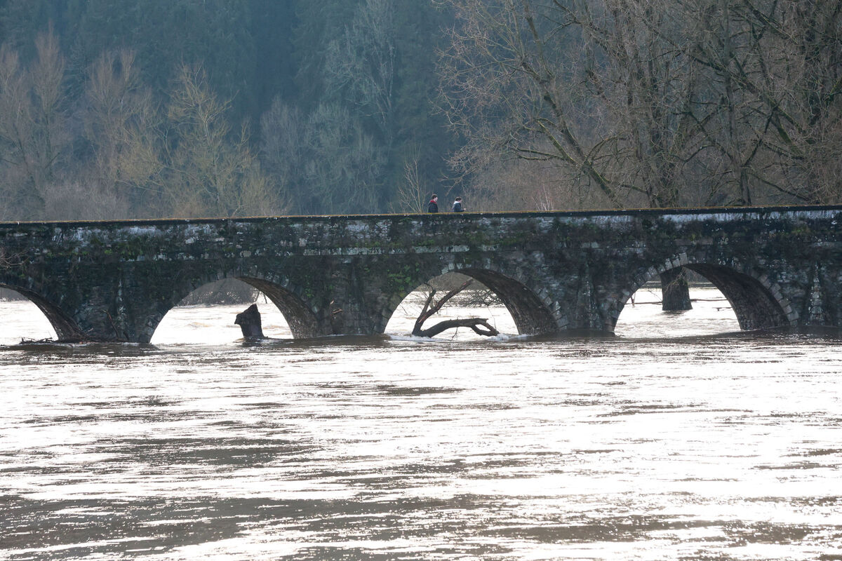  Flooding in Inistioge, Co Kilkenny in the aftermath of Storm Chandra. Picture: Sasko Lazarov/RollingNews
