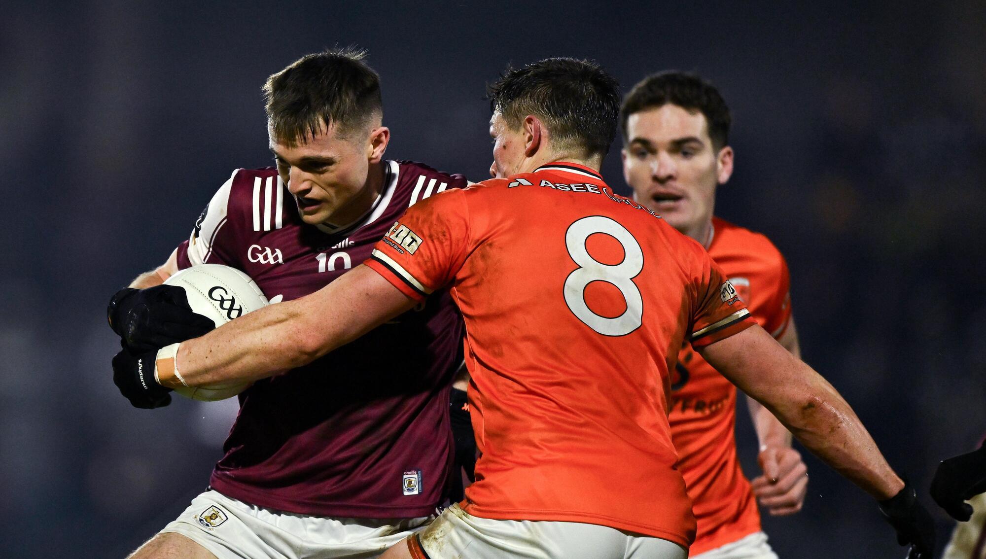 Rob Finnerty free after hooter earns Galway precious points against Armagh