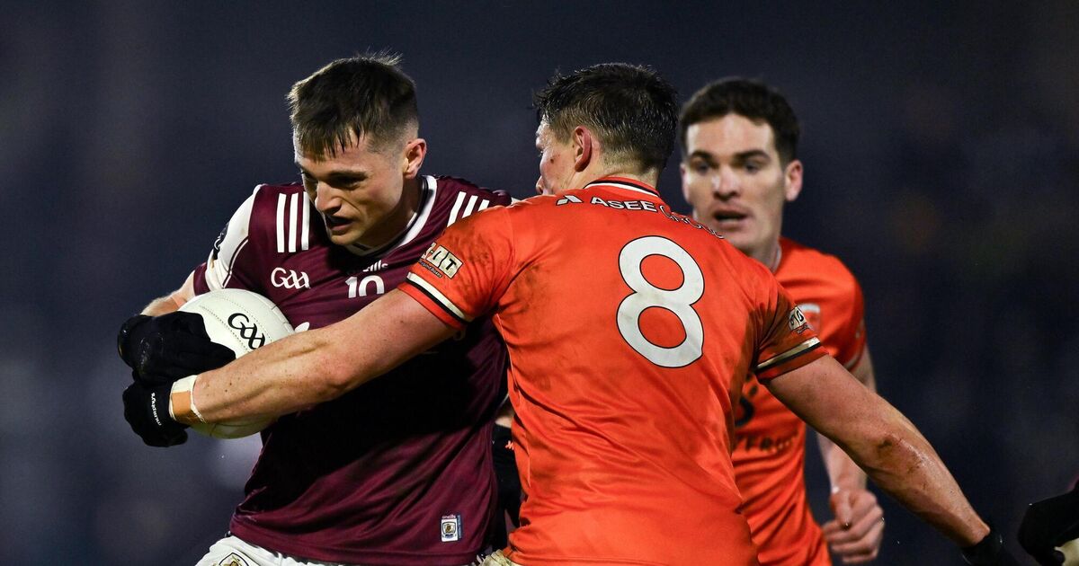 Rob Finnerty free after hooter earns Galway precious points against Armagh