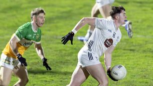 <p>Eoin Cully scored the second of Kildare's three goals during the win over Offaly. Pic: Sean Brilly</p> <p>Eoin Cully scored the second of Kildare's three goals during the win over Offaly. Pic: Sean Brilly</p>