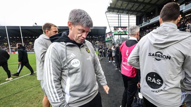 <p>La Rochelle head coach Ronan O'Gara called his team losers after their loss to Lyon. Pic: Billy Stickland/Inpho</p>