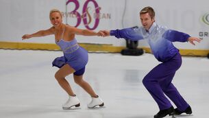 <p>British ice skating pair Jayne Torvill and Christopher Dean: When ice-skating visited Dublin for Christmas, us comic-consumers expected to be Torvill and Dean or at least one of them, instantly. File picture: Amel Emric/ AP</p>