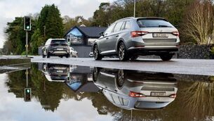 <p>Wet driving conditions on the Rochestown Road in Cork. Picture: Chani Anderson</p> <p>Wet driving conditions on the Rochestown Road in Cork. Picture: Chani Anderson</p>
