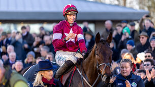 <p>Jack Kennedy after winning The Timeless Sash Windows Irish Champion Hurdle (Grade 1) with Brighterdaysahead. Pic: Morgan Treacy</p> <p>Jack Kennedy after winning The Timeless Sash Windows Irish Champion Hurdle (Grade 1) with Brighterdaysahead. Pic: Morgan Treacy</p>