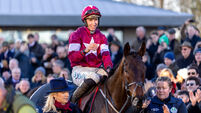 Jack Kennedy after winning The Timeless Sash Windows Irish Champion Hurdle (Grade 1) with Brighterdaysahead 1/2/2026