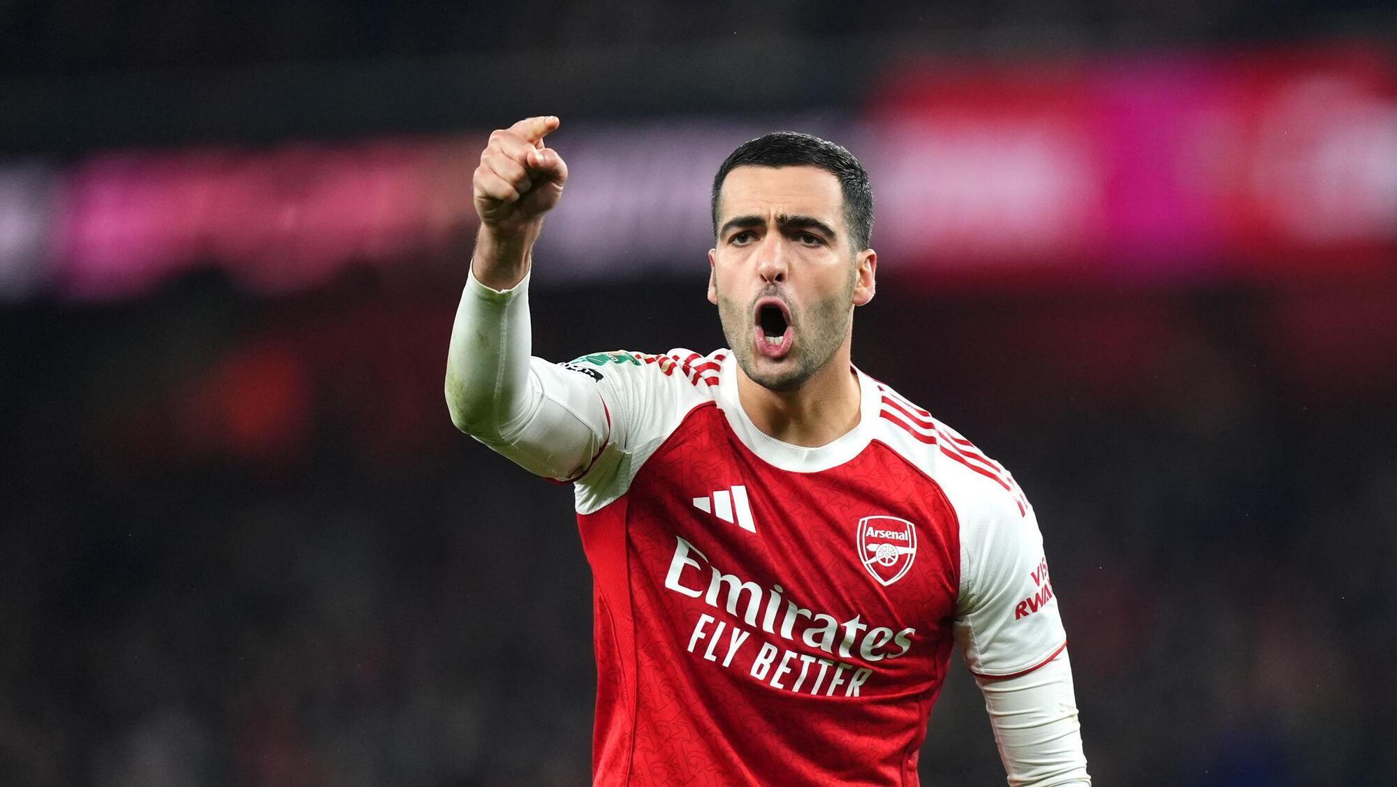 Arsenal's Merino sidelined for Premier League run-in after break