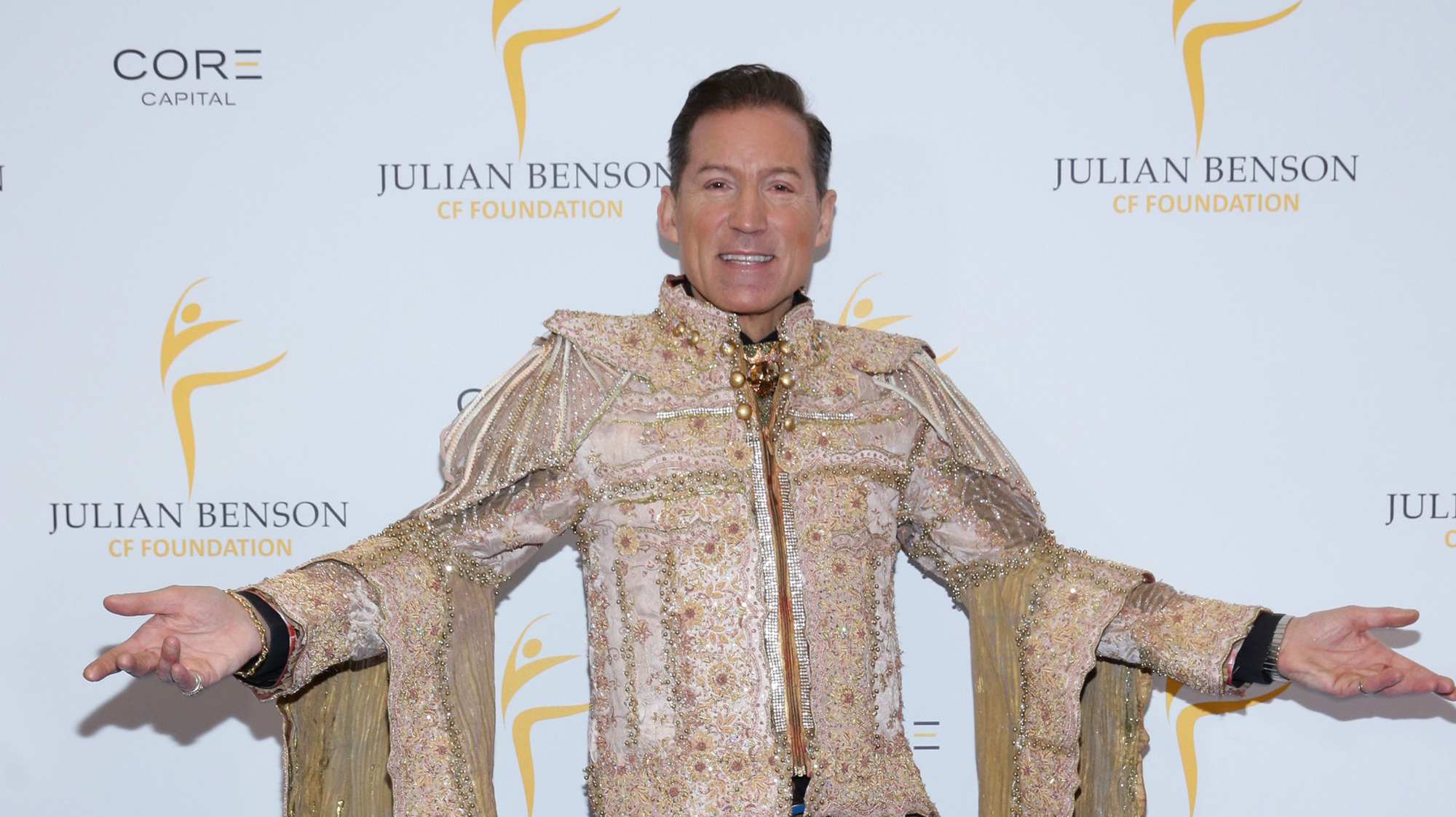 Julian Benson, pictured at the Julian Benson Cystic Fibrosis Foundation Winter Wonderland Gala Ball 2022, was honoured during Sunday night's show. Picture: Brian McEvoy