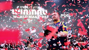 <p>Luke Littler continued his dominance of darts by winning the World Masters (Ben Whitley/PA)</p>