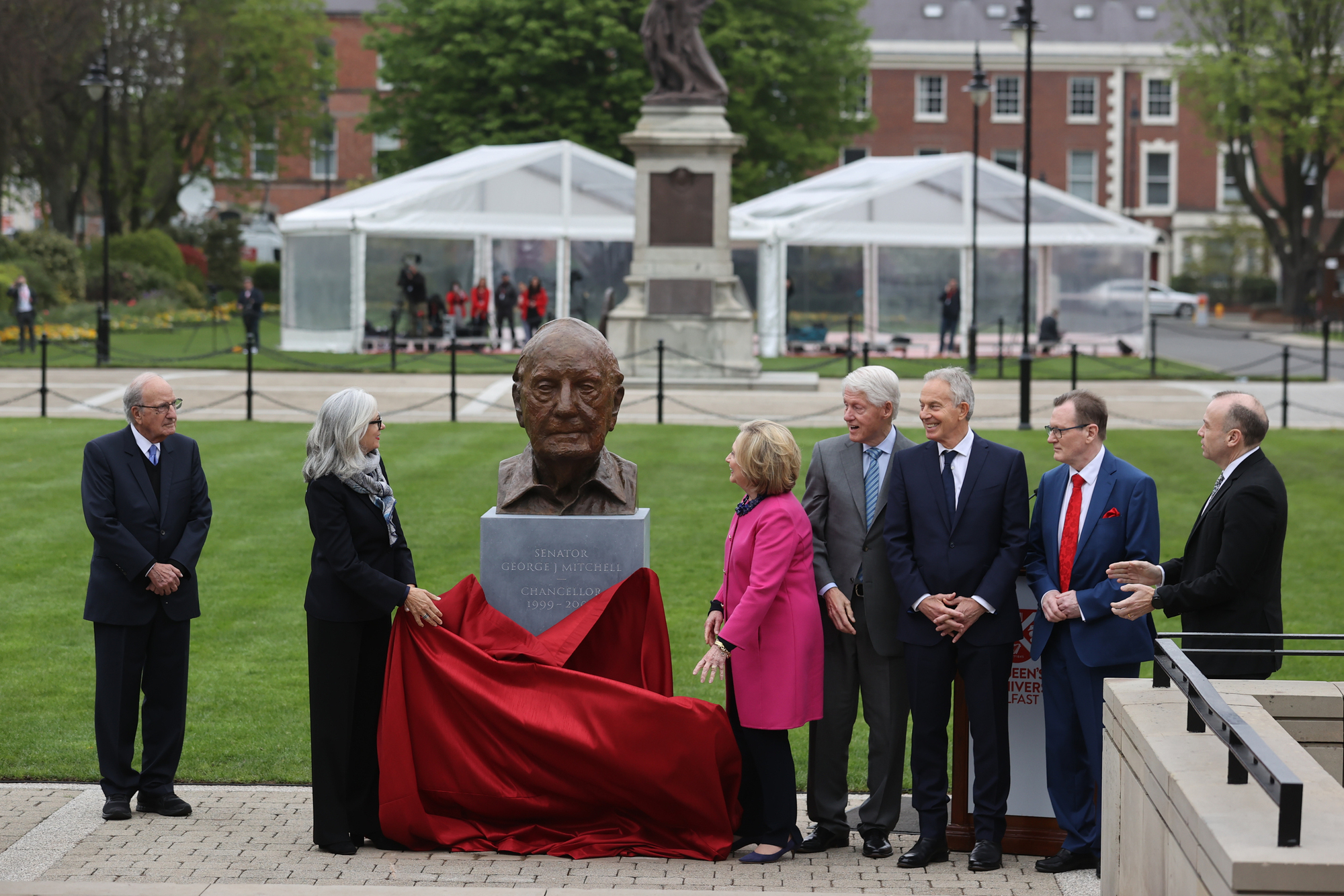 University to remove George Mitchell’s name from peace centre over Epstein links