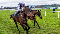 Jack Kennedy onboard Romeo Coolio holds off Paul Townend onboard Kargese to win 2/2/2026