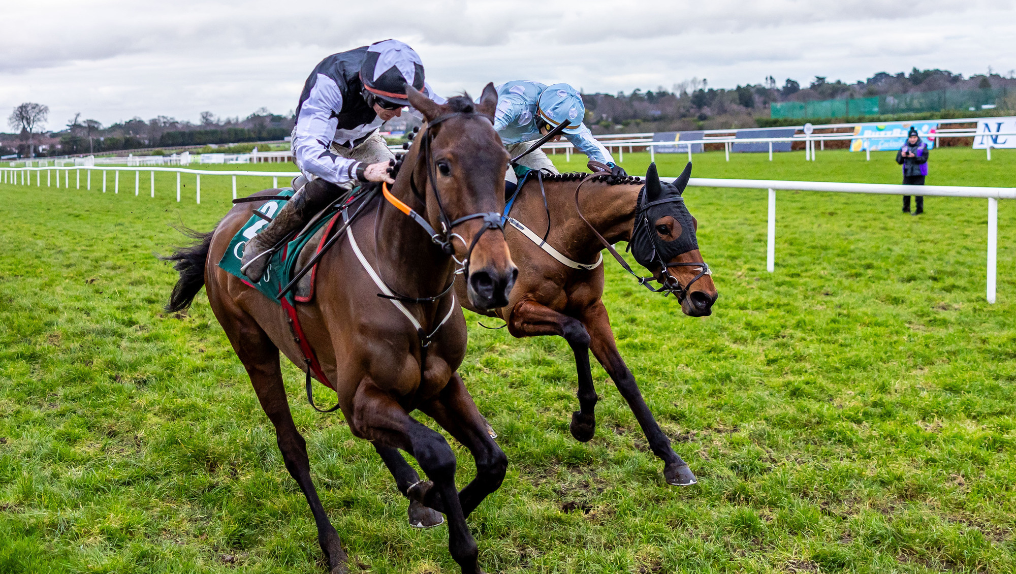Gordon Elliott relieved as Romeo Coolio hangs on to win Irish Arkle