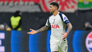 <p>Spurs captain Cristian Romero posted a message on Instagram criticising the club's squad depth after the transfer deadline passed on Monday evening. Pic: PA Wire via DPA</p>