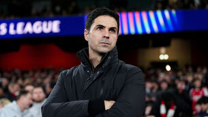 <p>Arsenal face Chelsea in the second leg of their League Cup semi-final on Tuesday. Pic: Bradley Collyer/PA Wire.</p>