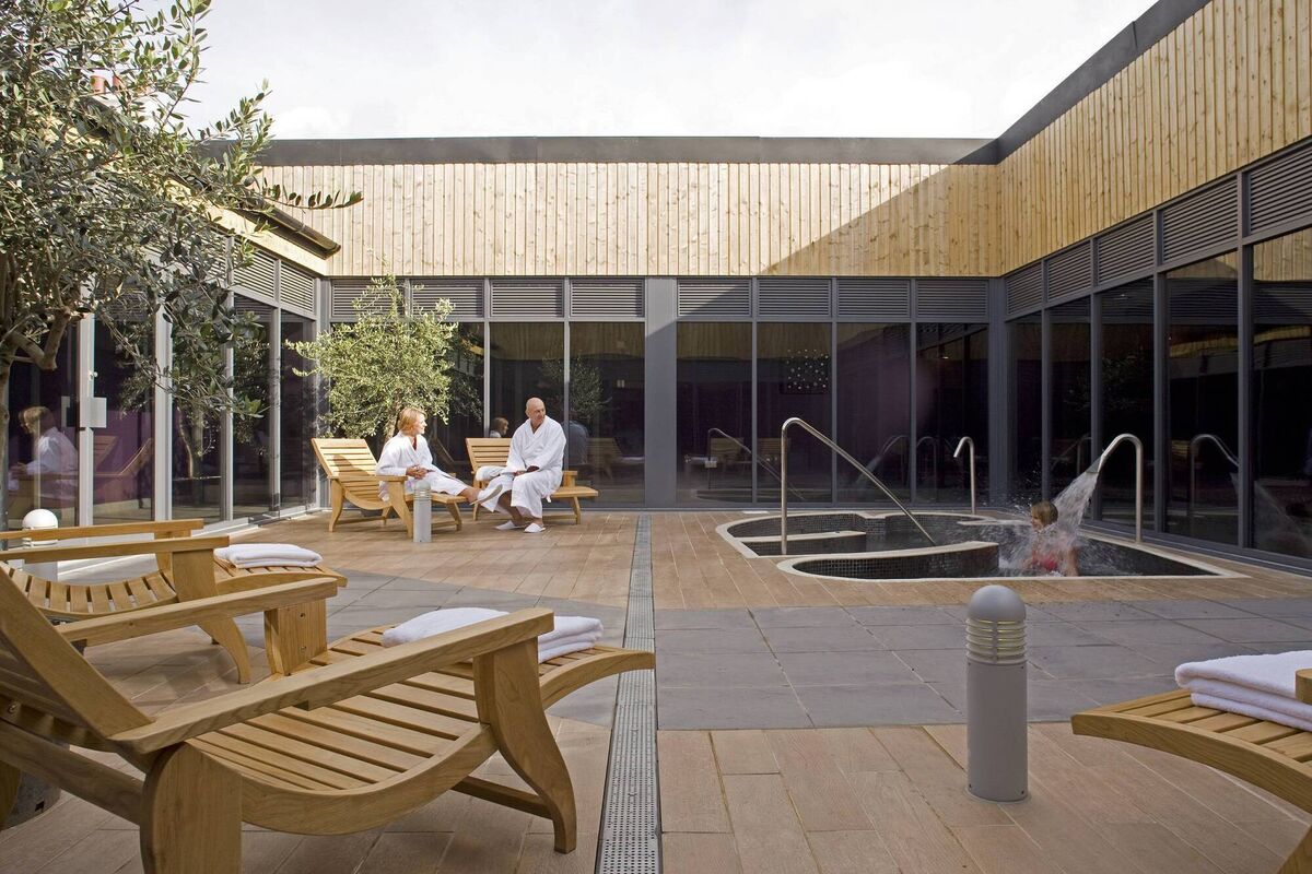 The spa ticks all the boxes, with steam rooms, saunas and a stunning outdoor hydrotherapy pool