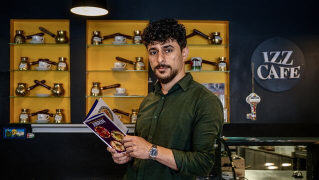 <p>Chef Habib Al Ostaz: 'You can't stay silent watching your mum suffering.' Picture: Chani Anderson</p>