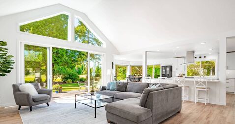 Private residential home interiors and exteriors.