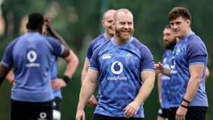 <p>Jeremy Loughman has impressed the coaches during Ireland's training camp in Portugal and has been rewarded with a place in the starting lineup against France. Pic: Ben Brady/Inpho</p>