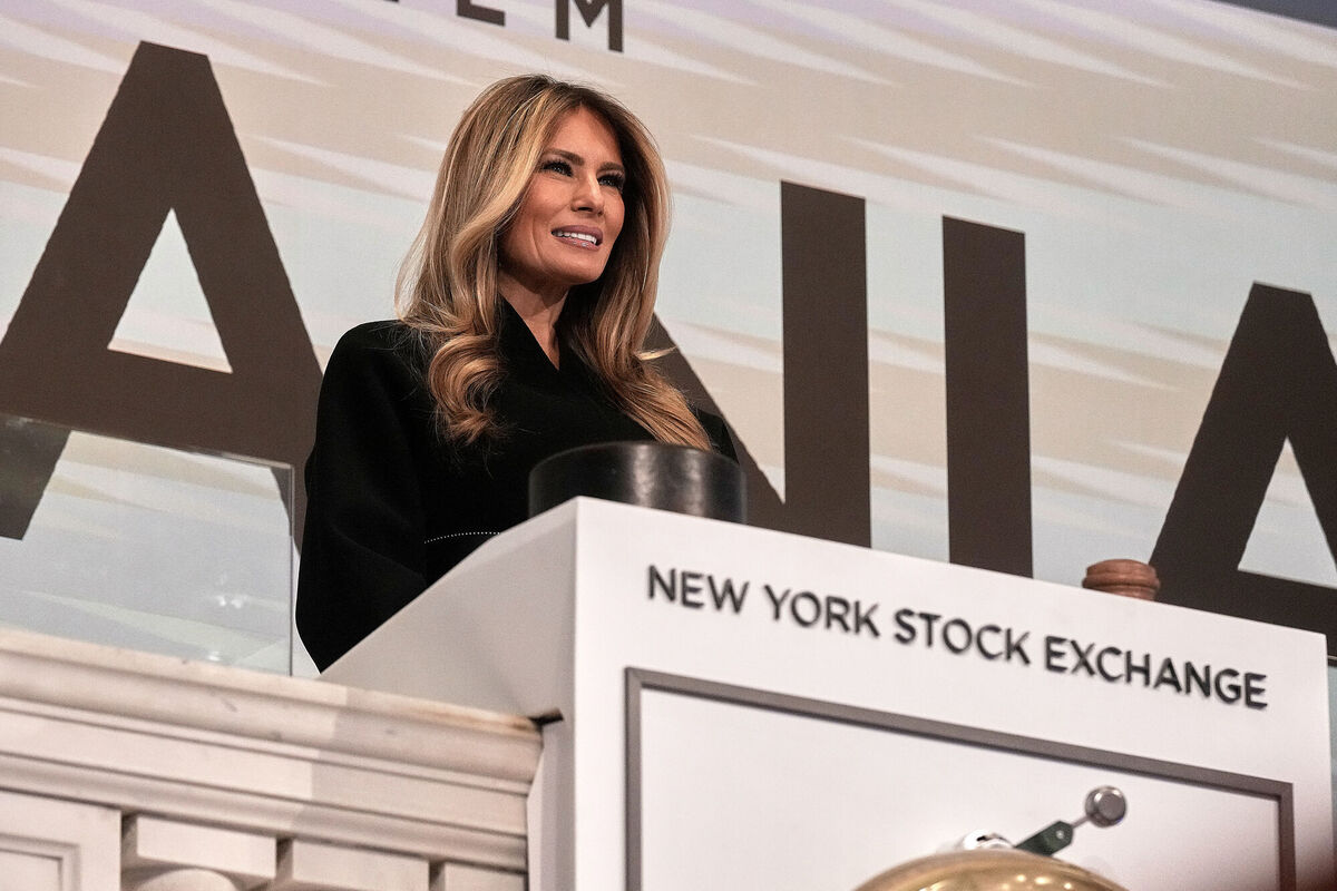 US first lady Melania Trump's publicity tour ahead of the premiere of 'Melania' included ringing the New York Stock Exchange opening bell last Wednesday. Picture: Richard Drew/AP US first lady Melania Trump's publicity tour ahead of the premiere of 'Melania' included ringing the New York Stock Exchange opening bell last Wednesday. Picture: Richard Drew/AP