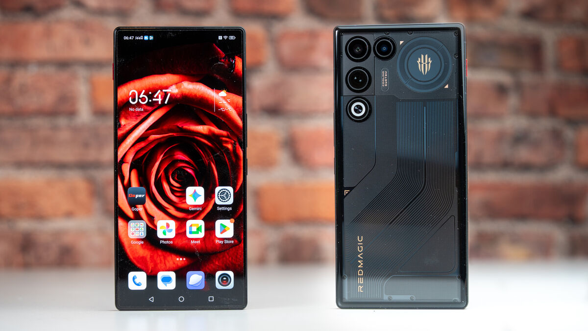 The 6.85-inch 144Hz OLED display delivers ultra-smooth visuals and razor-sharp detail for fast-paced mobile gaming. Picture: Noel Campion.