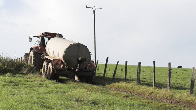 <p>Take care not to spread heavy volumes of slurry on advanced grass swards, as this will result in poor utilisation at grazing.</p>