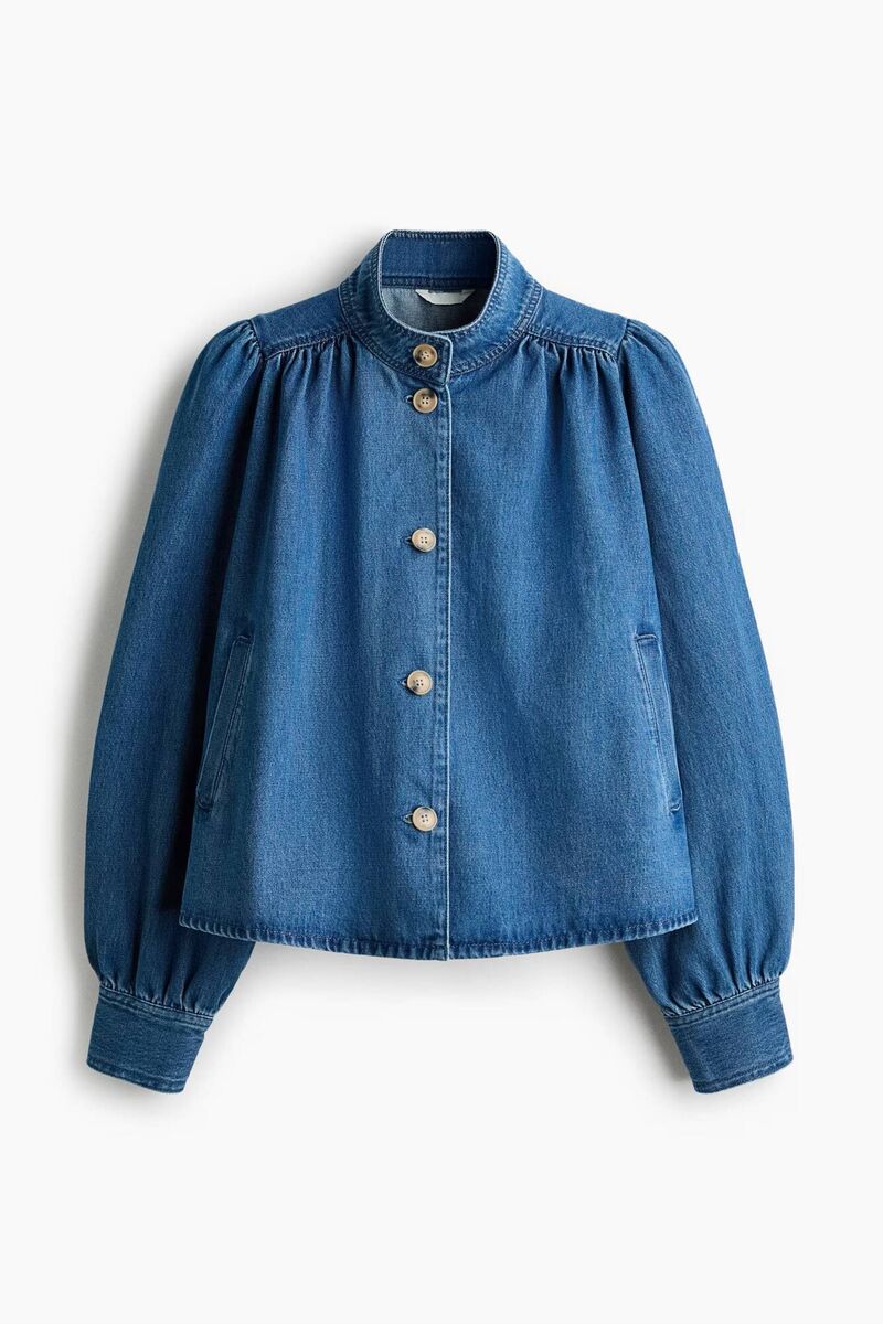 Fashion Puff Sleeved Denim Jacket, €39.99, H&amp;M.