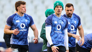 <p>Caelan Doris on Sam Prendergast: "He can do things that not many people can do at all." Pic: ©INPHO/Billy Stickland</p>