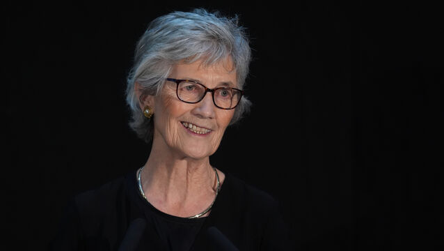 <p>President Catherine Connolly during a visit to Ulster University Campus in Belfast. Picture: Brian Lawless/PA</p>
