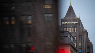 <p>'The Washington Post' editor in chief Mat Murray acknowledged that 'The Washing Post' has struggled to reach 'customers', and talked about the need to compete in a crowded media marketplace. Picture: Graeme Sloan/Bloomberg</p>