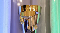 A view of the Solidarity / Solidarité trophy 4/2/2026