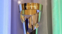 A view of the Solidarity / Solidarité trophy 4/2/2026