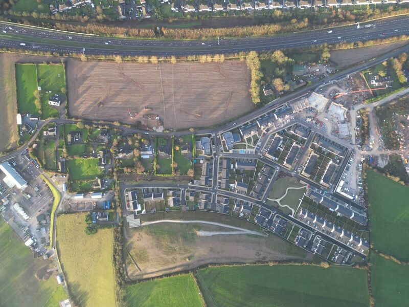 Work is underway at the second of three Bridgewater Homes sites on Waterfall Rd, where close to 700 homes will be delivered across three schemes, with a combined value of €400m. The first scheme, Waterfall Heights, is almost complete. The second, Waterfall Avenue, follows on from a €7m land deal.