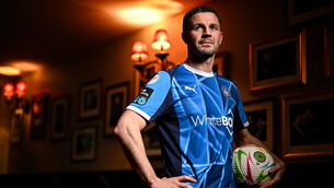 <p>TRUE BLUE: Waterford FC captain Padraig Amond has penned a new two-year contract ahead of the 2026 season. Pic: Sam Barnes/Sportsfile</p>