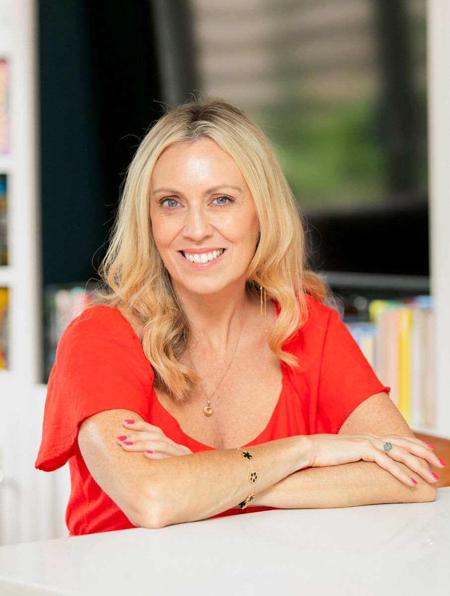 Crime novelist Amanda Cassidy at her home in Foxrock, Dublin. Photo: Gareth Chaney